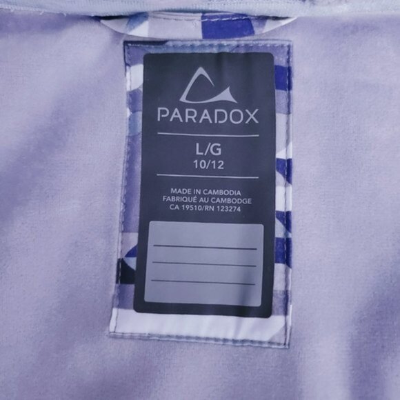 NWOT- Paradox- Water Resistant Premium Fabric Periwinkle Lightweight Jacket - Picture 5 of 13